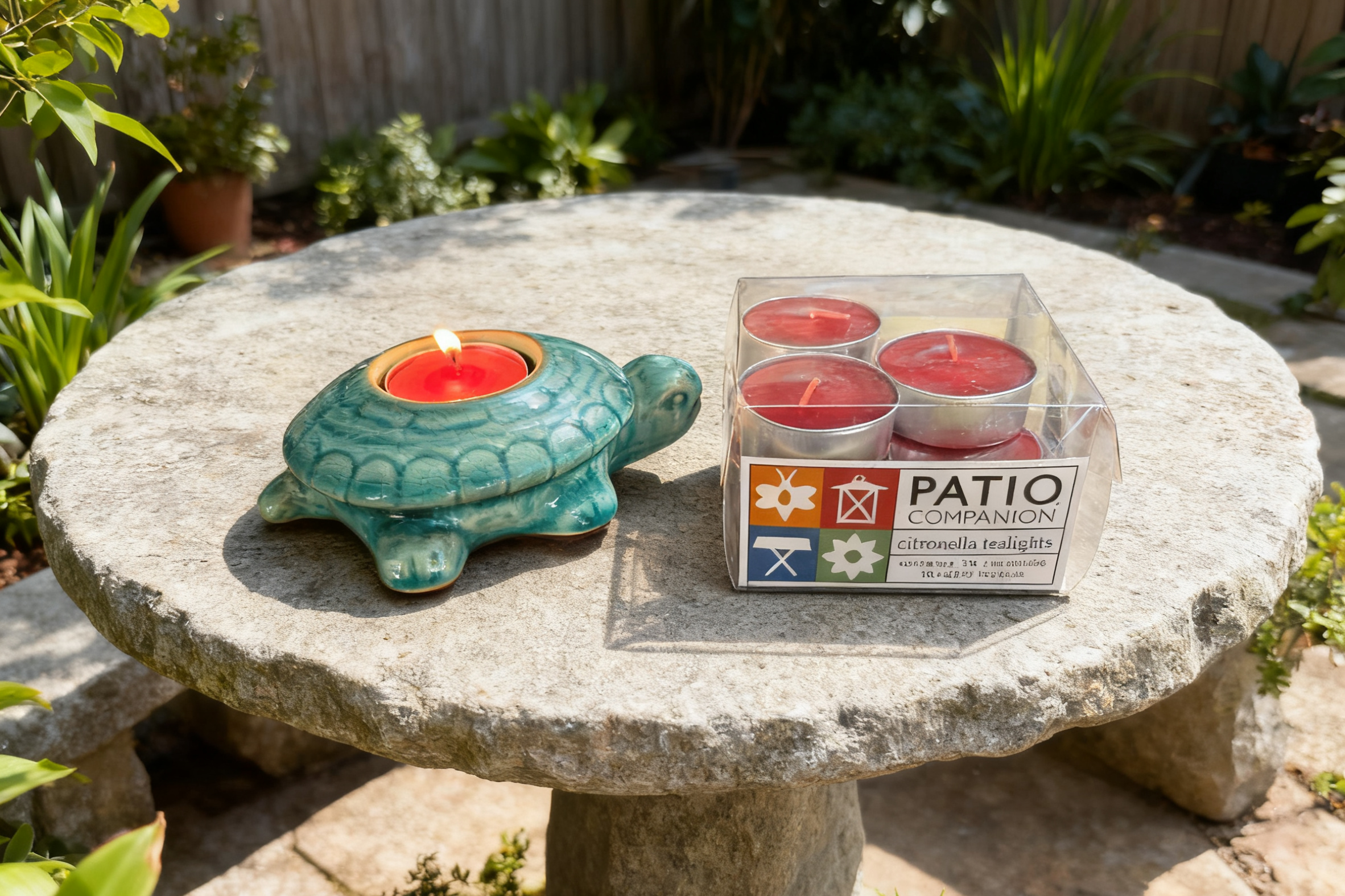 Ceramic Turtle Tealight Holder